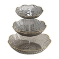 thumbnail image 1 of HuiXinOu 3 Tier Fruit Basket, Tiered Countertop Serving Tray for Kitchen Dining Table, Fruit Snack Candy Dessert Display Bowl Holder, 1 of 6