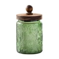 thumbnail image 1 of HuiXinOu 42.7oz Colored Glass Storage Jar Airtight Food Canister Household Kitchen Container for Snacks, Tea, Dry Goods & Pantry Organization, 1 of 6