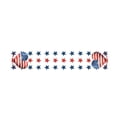 thumbnail image 1 of HuiXinOu 4th of July Table Runner American Flag Star Pattern 185x35cm Holiday Party Dining Table Decor Independence Day Celebration, 1 of 6