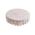thumbnail image 1 of HuiXinOu 72.8in White Lace Tablecloth Round Table Cover with Non Slip Backing, Embroidered Sheer Fabric for Home Restaurant Cafe Dining Decor, 1 of 6