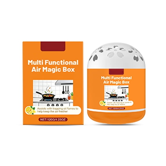 HuiXinOu Air Purifying Magic Box, Long-Lasting Odor Absorber and Eliminator with Natural Scents, Home Air Freshener for Living Room Bathroom Kitchen Indoor Spaces