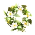 thumbnail image 1 of HuiXinOu Artificial Bird Nest Egg Wreath, Spring Easter Leaf Garland for Front Door Wall Hanging Decor, Home Festival Decoration, 1 of 6