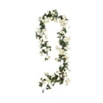 thumbnail image 1 of HuiXinOu Artificial Flower Wall Hanging Silk Rose Vine Garland, Spring Home Decor for Living Room Bedroom Wedding, Faux Floral Swag for Indoor Outdoor Decor, 1 of 6