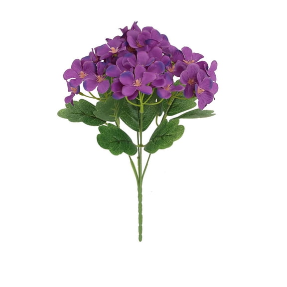 HuiXinOu Artificial Orchid Flowers, Silk Floral Arrangement for Home Decor, Wedding Centerpiece & Photography Props, Realistic Fake Plant in Vase, Purple White Bloom