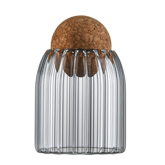 HuiXinOu Classic Transparent Glass Sealed Storage Jar, Perfect for Kitchen Grains, Coffee, Snacks and Miscellaneous Items, Decorative and Functional