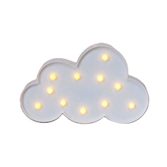 HuiXinOu Cloud Shape Decorative Lamp Ambient Table Light Wedding Birthday Party Prop Home Decor Mood Lighting