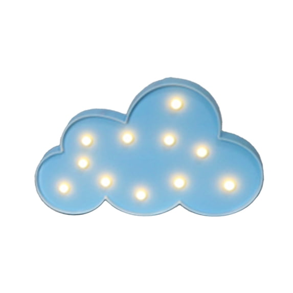 HuiXinOu Cloud Shape Decorative Lamp Ambient Table Light Wedding Birthday Party Prop Home Decor Mood Lighting