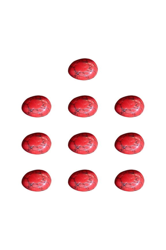 Crystal Mini Agate Egg Bird Egg Decoration 10PC Set for Easter Spring Home Tabletop Display Gemstone Ornament