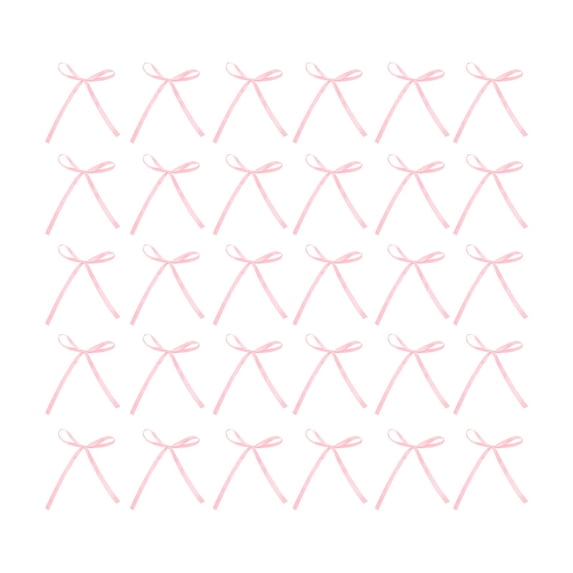 HuiXinOu DIY Handmade Bows 30PCS Solid Color Ribbon Bows for Gift Wrapping Hair Accessories Wedding Party Home Decor Crafts