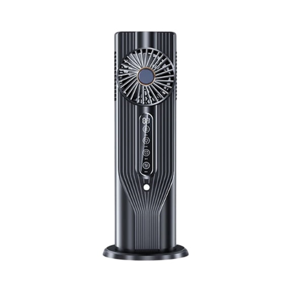 HuiXinOu Desktop Tower Fan, with Multiple Speed Settings, Built-in Water Tank for Refreshing Mist, Quiet and Efficient, Suitable for Home, Offices and Bedrooms, Cool Comfort ,Portable