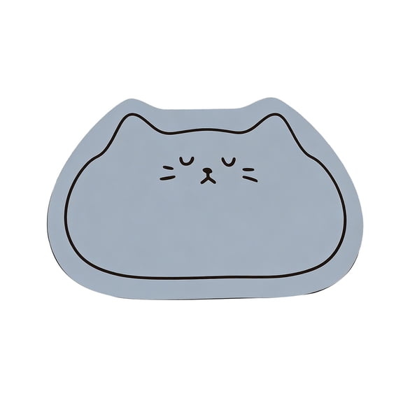HuiXinOu Diatomaceous Earth Mat Cute Kittens-patterned Featuring Against-slide Fast-drying And Liable-to-clean Properties For Bathrooms And Kitchens Home Decor