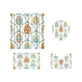 thumbnail image 1 of HuiXinOu Easter Bunny Bathroom Set, 4-Piece Shower Curtain Toilet Mat Rug, Polyester Waterproof Bathroom Decor for Spring Holiday, 1 of 6