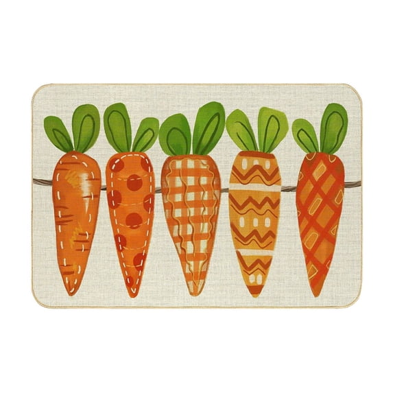 HuiXinOu Easter Bunny Doormat Non-Slip Floor Mat for Indoor Outdoor Entrance Bathroom Kitchen Holiday Home Decor, B