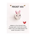 thumbnail image 1 of HuiXinOu Easter Bunny Pocket Card, Glow in The Dark Encouragement Message Card with Affectionate Blessings for Desktop Decoration Gift, 1 of 6