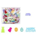 thumbnail image 1 of HuiXinOu Easter Confetti Set, Chicken Shape Glitter Foil Table Scatters for DIY Party Decorations, Spring Holiday Celebration, 1 of 7