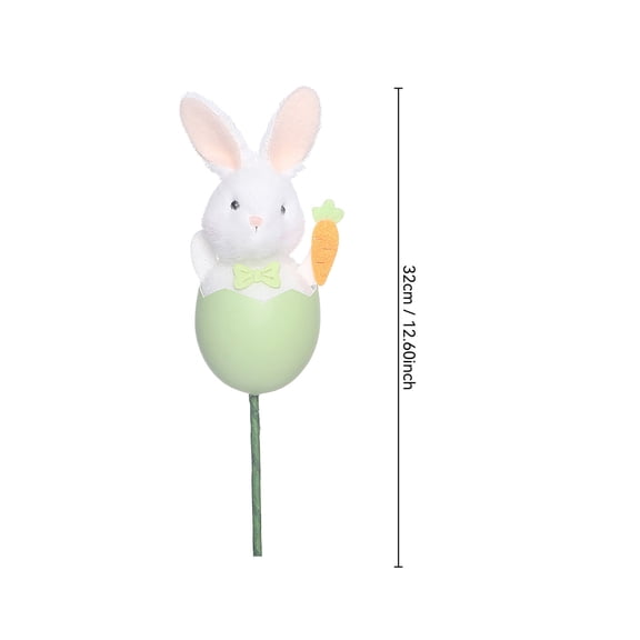 HuiXinOu Easter Decorations Artificial Spring Branch with Bunny DIY Floral Arrangement Party Bouquet Centerpiece Home Table Decor