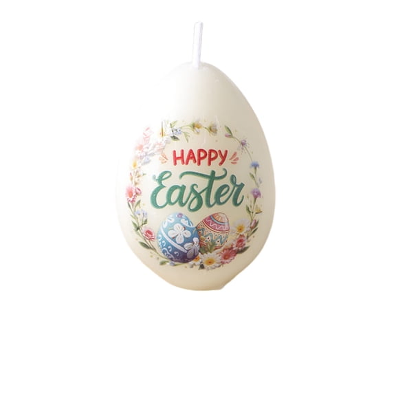 HuiXinOu Easter Egg Aroma Candle Decorative Scented Gift Candle for Spring Holiday Home Table Centerpiece and Easter Party Display Decoration