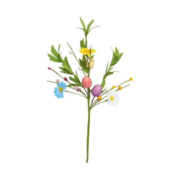 HuiXinOu Easter Eggs Decoration, Foam Arrangement Stems for Vase Floral Centerpiece Home Tabletop Spring Festival Decor