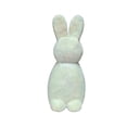thumbnail image 1 of HuiXinOu Easter Flocked Bunnies Figurine, Spring Tables Decoration Centerpieces, White Fuzzy Easter Bunny Decor For Indoor Home Decorating, Cute Rabbit Ornament For Shelf, 1 of 2