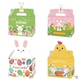 thumbnail image 1 of HuiXinOu Easter Rabbit Candy Gift Boxes 12pcs, Handheld Paper Candy Boxes, Festive Party Supplies, Cute Easter Design, Suitable for Gift Giving & Candy Storage, 1 of 6