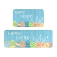 thumbnail image 1 of HuiXinOu Easter Rug Set Kitchen Entry Door Mat Festival Decorative Carpet Long and Short, 1 of 9