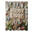 thumbnail image 1 of HuiXinOu Easter Shower Curtain Spring Bunny Pattern Bathroom Decor Washable Polyester Fabric with Hooks for Holiday Home Decor Easter Party Supplies, 1 of 6