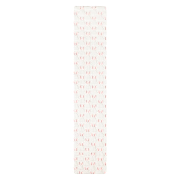 HuiXinOu Easter Table Flag Banner Runner for Party Dining Table Kitchen Decor Spring Holiday Home Mall Decoration(0.6lb), Pink