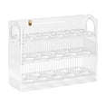 thumbnail image 1 of HuiXinOu Egg Storage Container for Refrigerator Side Door, Holds 30 Eggs, Kitchen Refrigerator Organizer with Automatic Retractable Side, 1 of 6