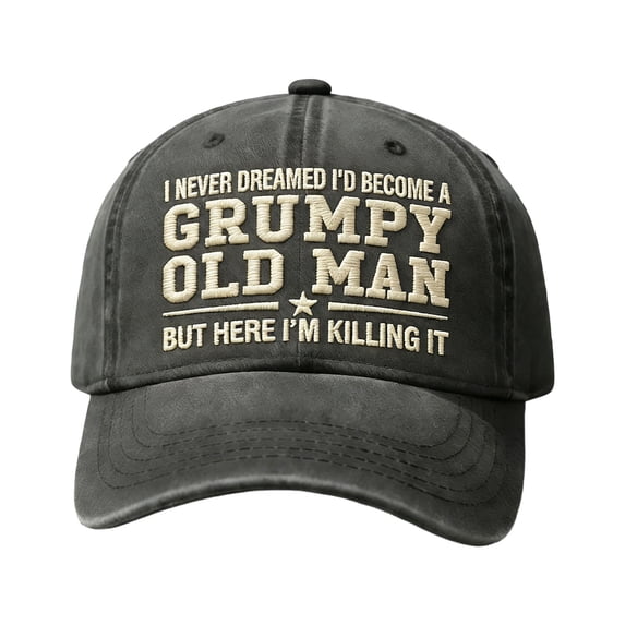 HuiXinOu Embroidered Graphic Baseball Cap Casual Adjustable Hat with Funny Quote Design for Daily Wear Outdoor Activities and Casual Fashion Accessory