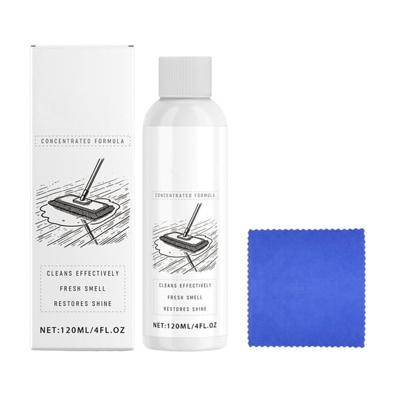 HuiXinOu Floor Cleaner Kit, 4.06 fl oz, Multi-Surface Polish and Maintenance, Suitable for Hardwood Floors and Tiles, Daily Home Floor Cleaning