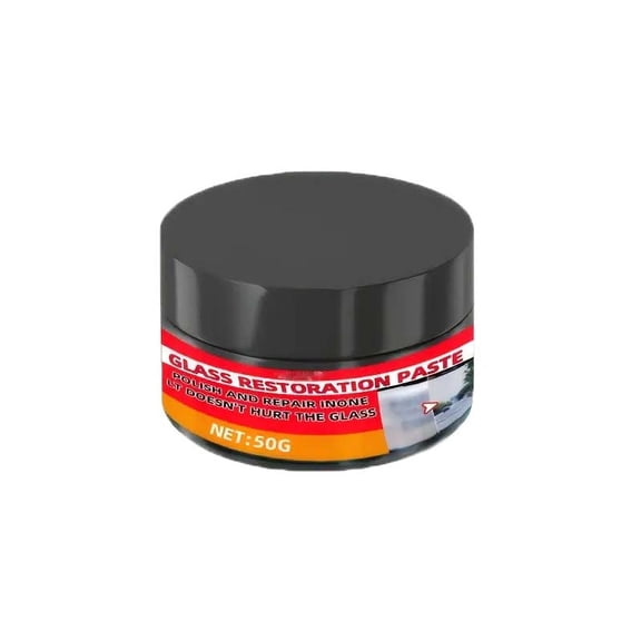 HuiXinOu Glass Polishing Compound, Scratch Remover & Cleaner for Car Windows, Mirrors & Shower Doors, Restores Clarity & Removes Oil Film, Professional Grade Formula