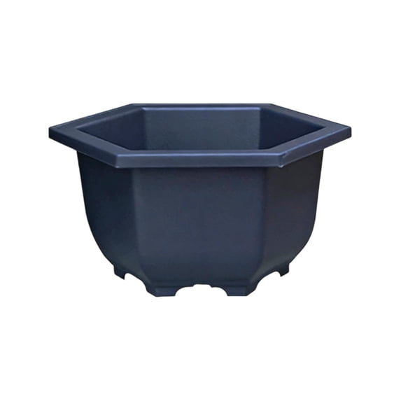 HuiXinOu Hexagonal Plastic Planter, Small and Compact Design, Perfect for Home Gardening, Balconies and Plants