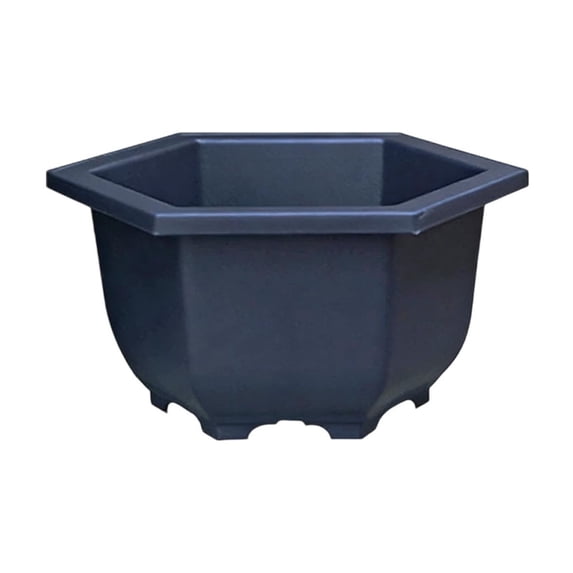 HuiXinOu Hexagonal Plastic Planter, Small and Compact Design, Perfect for Home Gardening, Balconies and Plants