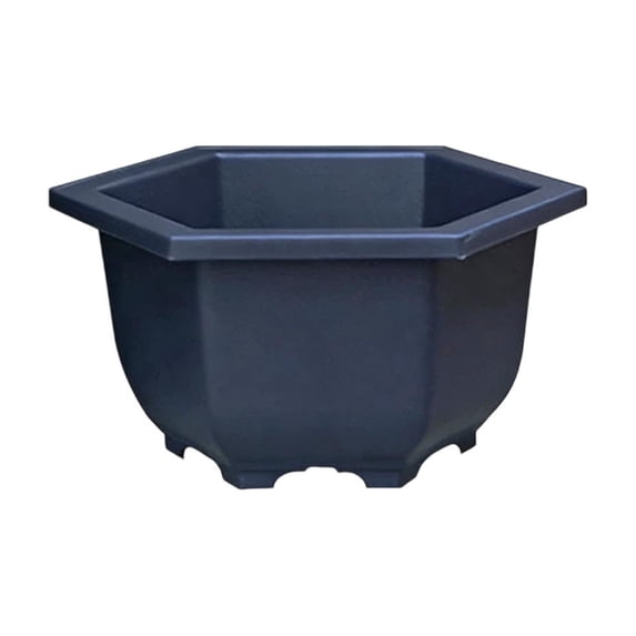 HuiXinOu Hexagonal Plastic Planter, Small and Compact Design, Perfect for Home Gardening, Balconies and Plants