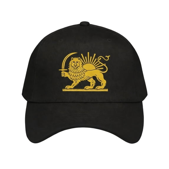 HuiXinOu Iran Flag Hat with Printed Design, Adjustable Baseball Cap for Men Women, Patriotic Iranian Pride Souvenir Gift for Sports Fans