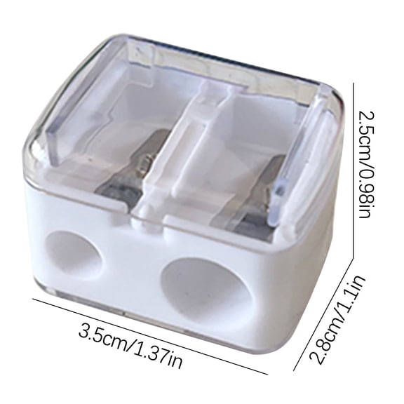 HuiXinOu Manual Pencil Sharpener with Plastic Casing, Student Office Stationery for Learning, Efficient Pen Planer with Resin Blade