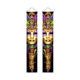 thumbnail image 1 of HuiXinOu Mardi Gras Party Decor Hanging Flags Banners Carnival Festival Couplets Colorful Atmosphere Indoor Outdoor Celebration Supplies, D, 1 of 6