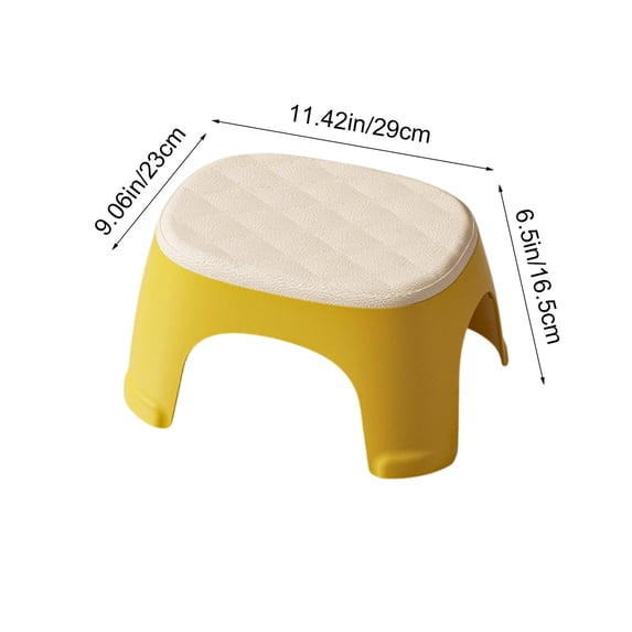 HuiXinOu Mini Stool, Skidproof Thickened Plastic Step Stool for Living Room Bathroom, Shoe Changing Low Stool for Kids Adults, Stackable Kindergarten Stool