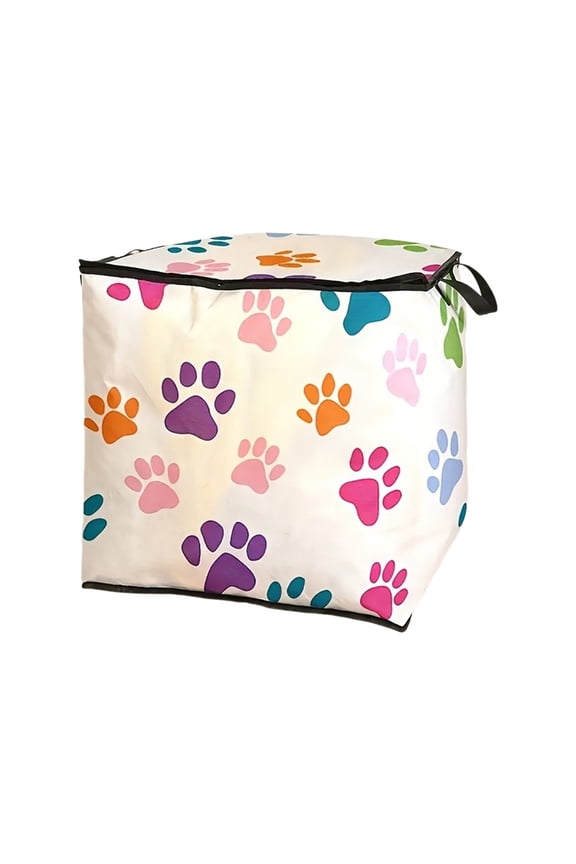 Non-Woven Fabric Tote Bag H-omes Goods for Clothes, Moving Supplies, Space Saving Oversized Storage Bag Organizer for Moving, Traveling, D