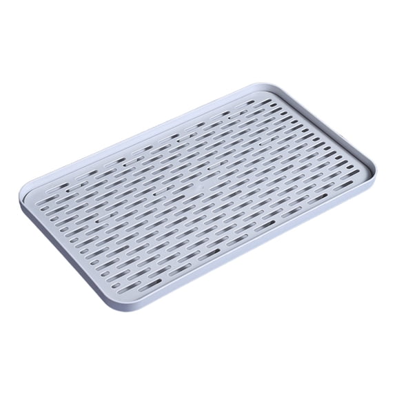 HuiXinOu Plastic Double Layer Drain Board Versatile Kitchen Sink Drying Tray for Countertop Cup Tableware Organization