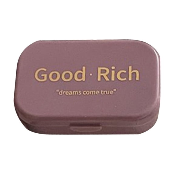 HuiXinOu Portable Contact Lens Case, Travel Storage Box for Daily Use, Compact Holder for Lenses and Glasses, Cute Design
