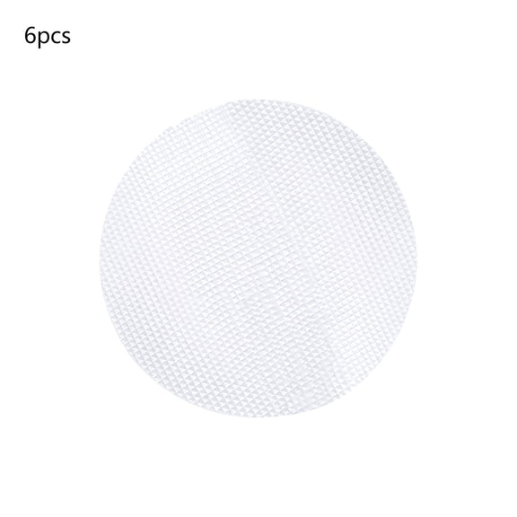 HuiXinOu Round Bathroom Anti Slip Stickers, 3.93 Inch 6 Pack Non-Skid Safety Decals for Bathtub, Shower Floor, Stairs, Tile, Waterproof and Durable