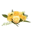 thumbnail image 1 of HuiXinOu Silk Rose Wreath with Candlestick - Artificial Floral Arrangement for Wedding, Party, Table Decor, February 14 Romantic Ambiance, Home Celebration, 1 of 6