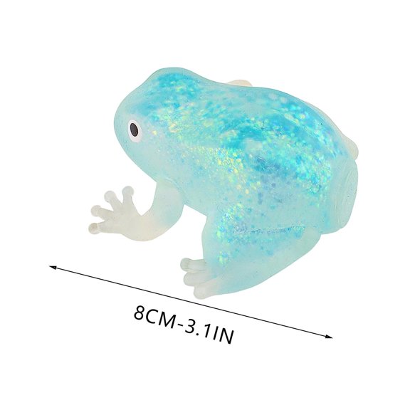HuiXinOu Stress Relief Squeeze Ball Frog Design Soft Hand Fidget Toy For Kids Adults Anxiety Relief Relaxation Novelty Portable Stress Toy