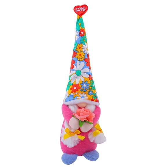 HuiXinOu Sunflower Gnome Figurine Harvest Festival Thanksgiving Decor Party Holiday Tabletop Ornament for Home Farm Festive Decoration