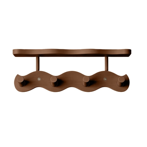HuiXinOu Wall Mounted Hook Rack with 4 Hooks, Rustproof Bathroom and Kitchen Organizer, for Towels Coats Hats and Tools