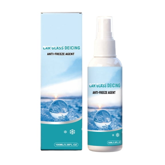 HuiXinOu Winter De-Icer Spray 3.4oz, Multi-Scene Snow and Ice Melter, Car Windshield Frost Remover with Anti-Freeze Protection for Cold Weather Use
