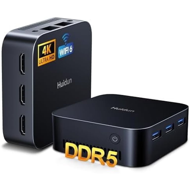 Huidun Mini PC H20 Intel Alder Lake N97(up to 3.60 GHz) 16GB RAM