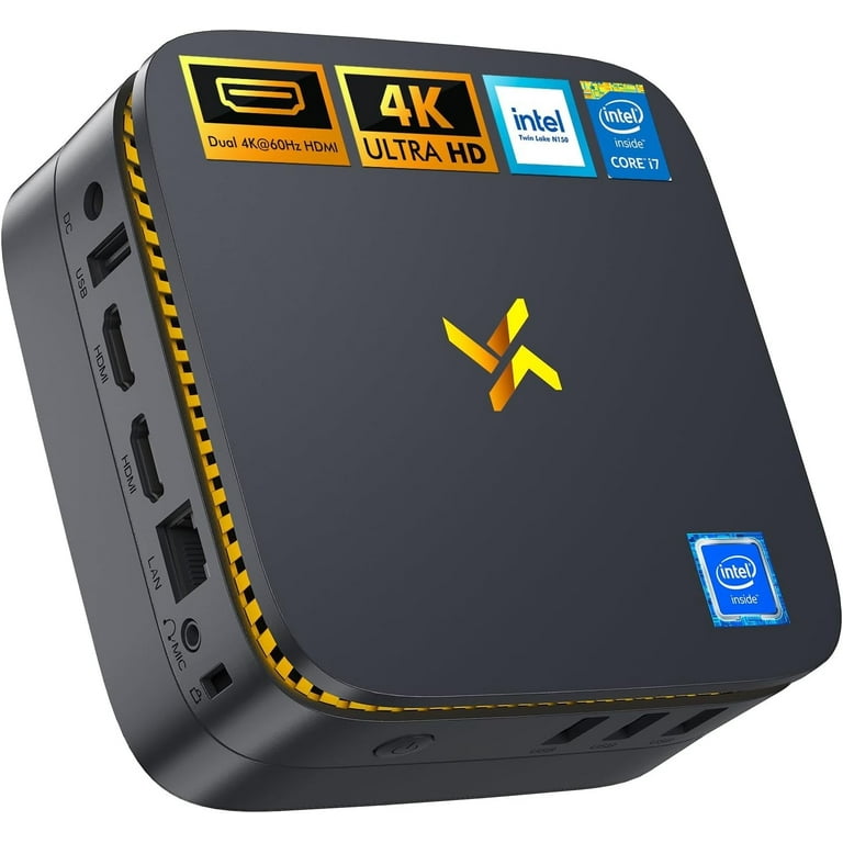 Huidun Mini PC H30 Intel Twin Lake N150(up to 3.60 GHz) 16GB RAM