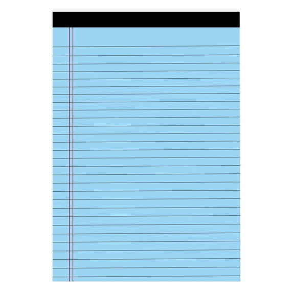 Huiing Legal Pads 7.99" x 5" Wide Ruled 50 Pages, 80Gsm Premium Paper, (Style_D)